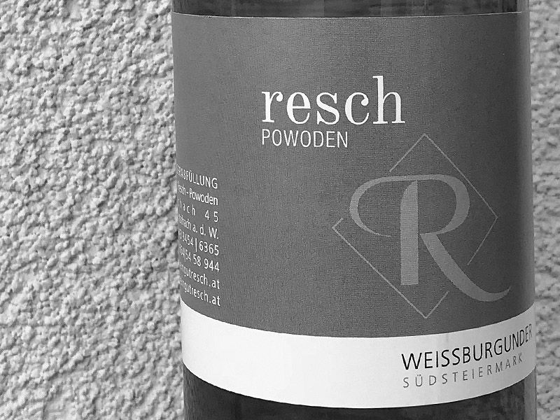 Weingut Resch Etikette